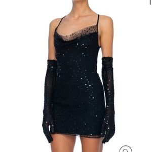 Dyspnea Paris Circa 2004 Mini Dress Bitchin’ Black‎ discontinued nwt size small